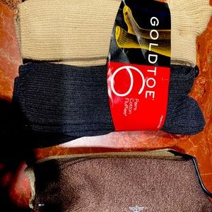 Men’s Brand Name Cotton Sock 14 pairs. Dockers, Gold Toe, Macy’s, Adidas